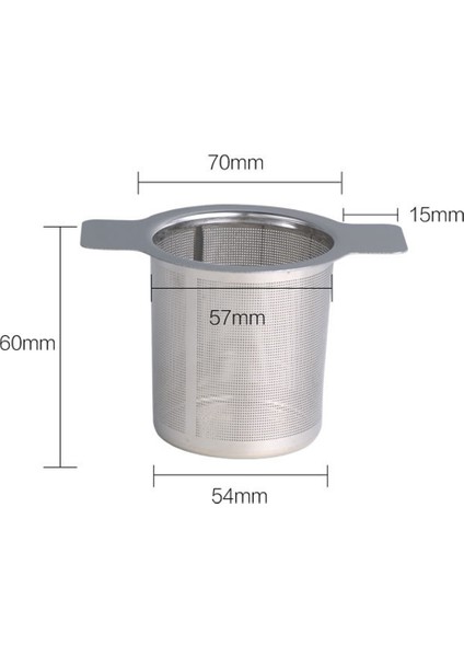 Kapak Stili Yok Metal Çay Sızıntı Filtresi Demlik Paslanmaz Çelik Gevşek Çay Yaprağı E Süzgeç Filtre Bitkisel E Mutfak Aksesuarları (Yurt Dışından)