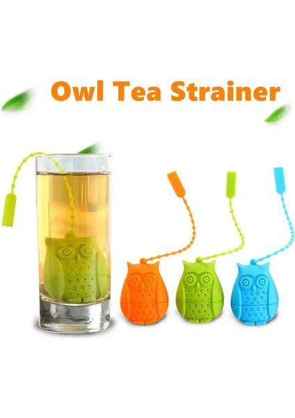 Kırmızı Stil 1 Parça 1 Adet Sevimli Silikon Sevimli Baykuş Çay Yaprağı Süzgeç Gevşek Bitkisel Baharat Demlik Filtre Difüzör Yaratıcı Bar Araçları Mutfak Aksesuarları (Yurt Dışından) fiyatları