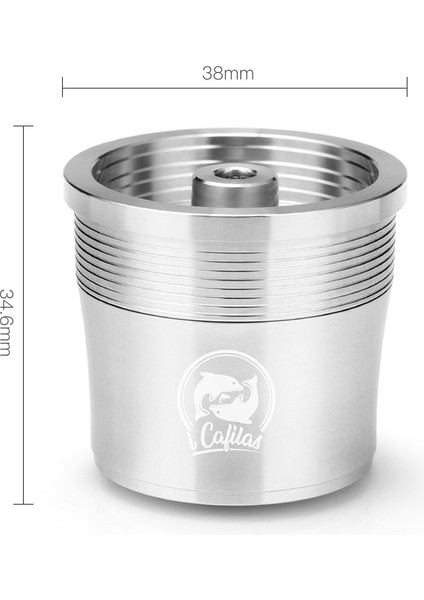 1 Kapsülleyici 1tamp 1s Stili Icafilas Doldurulabilir Kapsül Pod Yeniden Kullanılabilir Filtre Fincan Illy Xy Tipi Kahve Makinesi Için Fit Metal Paslanmaz Çelik Kahve Kapsülü (Yurt Dışından) fiyatları