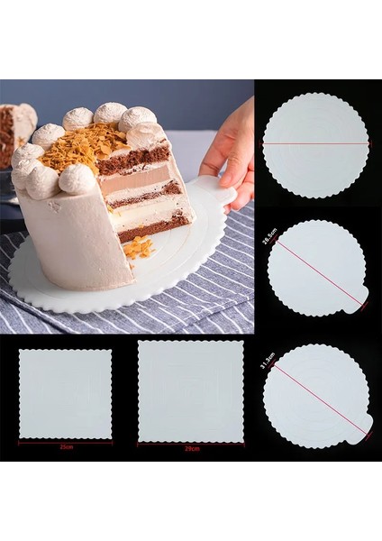 No.5 Tarzı Sıcak Kek Panoları Yeniden Kullanılabilir Plastik Kek Tabanı Cupcake Tatlı Tepsisi Ev Düğün Doğum Günü Partisi Için Inç (Yurt Dışından)