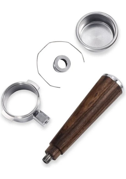 SIYAH-58MM-TREFOIL Stili 58MM Kahve Dipsiz Portafilter Filtre Sepeti La Marzocco E61 Için Yedek Paslanmaz Çelik Espresso Makinesi Aksesuarı (Yurt Dışından) indirimleri