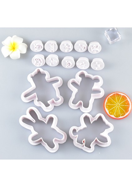 Stil1 Stil Et Tavşan Ayı Yüz Ifadesi Bisküvi Kurabiye Kesici Kalıp Kek Dekorasyon Pişirme Araçları (Yurt Dışından) fırsatları
