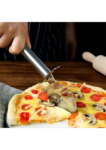 1 Adet Kürek Stili 4 Desenler Paslanmaz Çelik Pizza Kesici Çift Silindirli Pizza Bıçağı Kesici Pasta Makarna Hamur Crimper Mutfak Pizza Araçları (Yurt Dışından) fiyatları