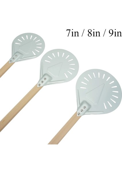 7 Inç 60CM Tarzı Delikli Pizza Torna Kabuğu Pizza Küreği Alüminyum Ahşap Saplı Pizza Kabuğu Kürek Kısa Pizza Aleti Kaymaz Sap (Yurt Dışından) fiyatları