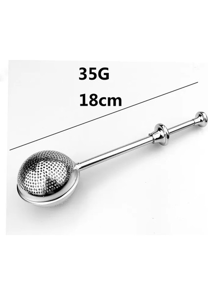BC595 Stili Ttlıfe Çay Demlik Paslanmaz Çelik Küre Örgü Çay Süzgeç Kahve Otu Baharat Filtre Difüzör Kolu Çay Topu (Yurt Dışından)
