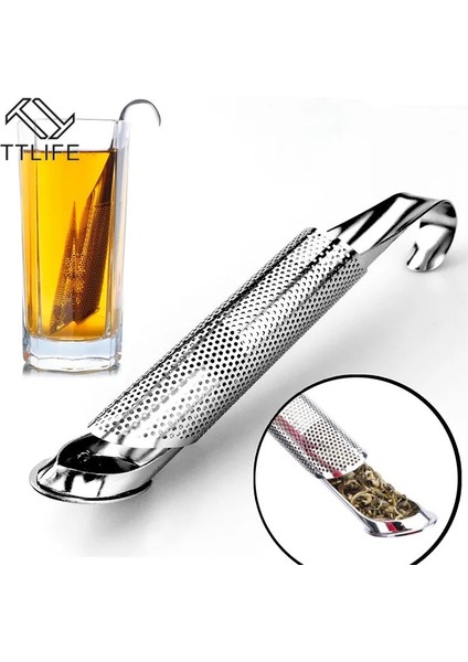 BC595 Stili Ttlıfe Çay Demlik Paslanmaz Çelik Küre Örgü Çay Süzgeç Kahve Otu Baharat Filtre Difüzör Kolu Çay Topu (Yurt Dışından) fiyatları