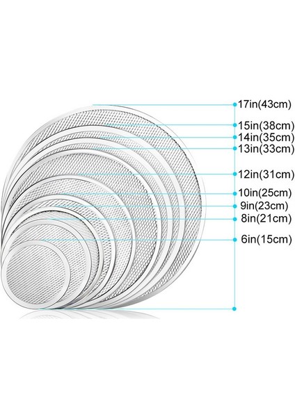 9 Inç Tarzı Yeni Yapışmaz Pizza Ekranı Tava Pişirme Tepsisi Metal Net'ten Emless'e Alüminyum Metal Net Bakeware Mutfak Aletleri Pizza (Yurt Dışından) fırsatları