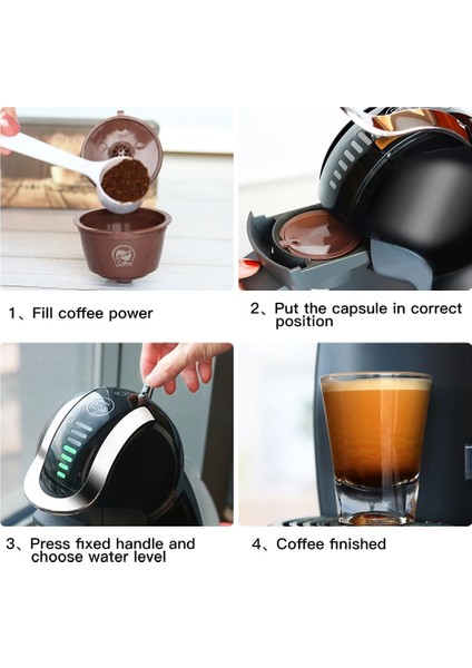 1 Kahverengi Kapsül Stili Nescafe Dolce Gusto Kahve Kapsül Filtreleri Fincan Doldurulabilir Yeniden Kullanılabilir Kahve Için Icafilas 3. Nesil Yeniden Kullanılabilir Kapsül (Yurt Dışından) fiyatları
