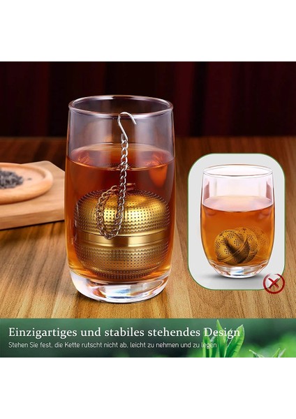 Oval Stil Zincir Mühürlü Iplik Bağlantılı Çoğu Kupa Su Isıtıcısı Için Çay Süzgeci Çay Filtreleri (Yurt Dışından)