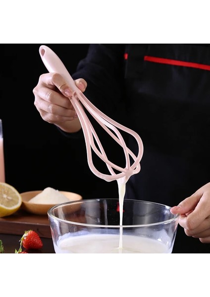 Pembe Tarzı Licone Yumurta Çırpıcı Tereyağı Mikser El Çırpma Mikser Mutfak Aletleri Mutfak Batidor De Huevos Için 12 Inç (Yurt Dışından)