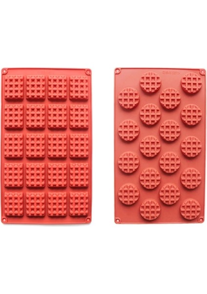 B Tarzı 2ADET Kavite Silikon Waffle Kalıp Makinesi Kek Kurabiye Çikolata Tava Pişirme Kalıp Yapışmaz Bakeware Aracı (Yurt Dışından) modelleri