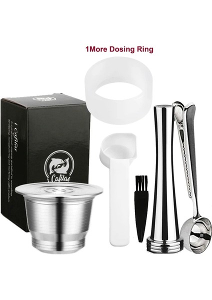 2 Kapsül 1 Kurcalama Stili Nespresso Için Icafilas Kahve Kapsülü Paslanmaz Çelik Kahve Kapsülleri Espresso Kahve Makinesi Için Doldurulabilir Yeniden Kullanılabilir Filtreler (Yurt Dışından) fırsatları