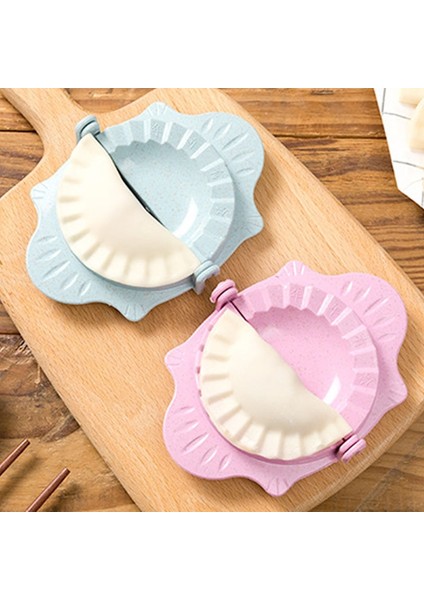 Yeşil Stil Pişirme Araçları Hamur Kalıp cl Buğday Samanı Taşınabilir Hamur Makinesi Cihazı Jiaozi Pierogi Kalıp Mutfak Aksesuarları (Yurt Dışından)