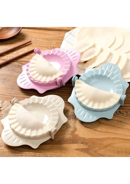 Yeşil Stil Pişirme Araçları Hamur Kalıp cl Buğday Samanı Taşınabilir Hamur Makinesi Cihazı Jiaozi Pierogi Kalıp Mutfak Aksesuarları (Yurt Dışından)