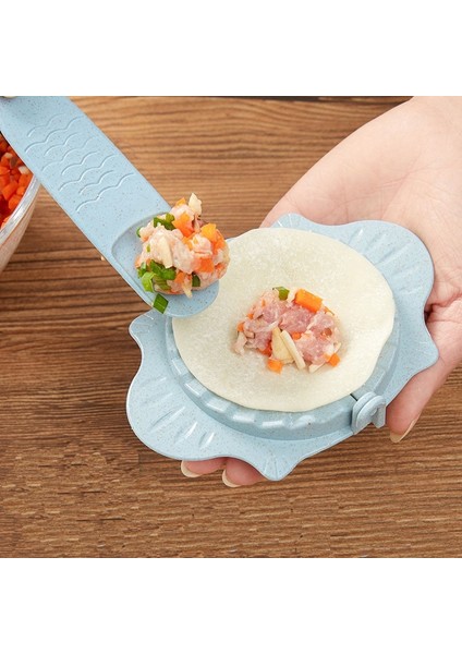 Yeşil Stil Pişirme Araçları Hamur Kalıp cl Buğday Samanı Taşınabilir Hamur Makinesi Cihazı Jiaozi Pierogi Kalıp Mutfak Aksesuarları (Yurt Dışından)