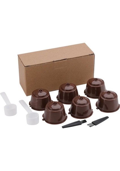 Koyu Haki Stili 1 Adet Kahve Kapsül Filtre Fincan Yeniden Kullanılabilir Plastik Kapaklar Kaşık Nescafe Dolce Gusto Kahve Makinesi Için Mutfak Kahve Aksesuarları (Yurt Dışından)