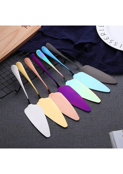 Siyah Stil High-End Kek Kürek Paslanmaz Çelik Doğum Günü Pastası Bıçağı Pizza Pişirme Araçları Büyük Miktarda (Yurt Dışından) fiyatları