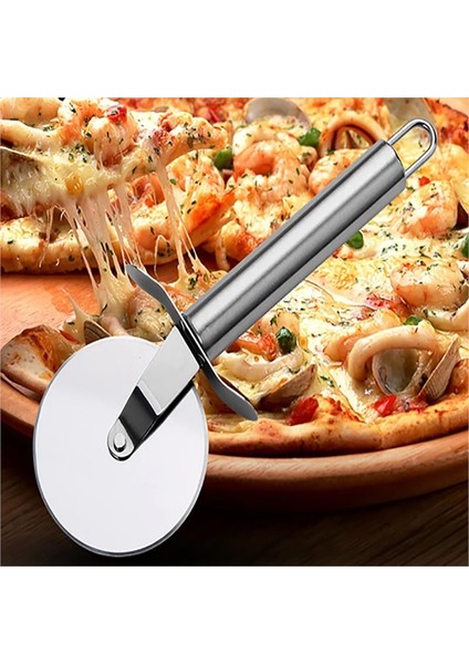 Bir Stil Paslanmaz Çelik Pizza Tek Tekerlekli Kesim Aletleri Çapı 6.5cm Ev Pizza Bıçağı Kek Aletleri Waffle Çerezler Için Tekerlek Kullanımı (Yurt Dışından) indirimleri