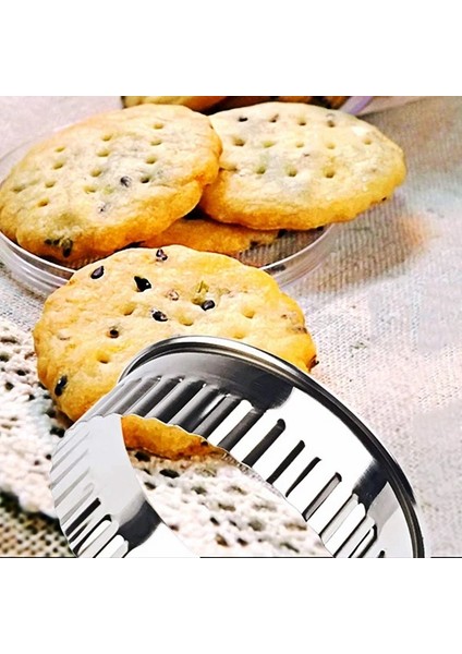 Gümüş Tarzı Paslanmaz Çelik Kenar Yivli Yuvarlak Kurabiye Bisküvi Kesici Seti Ece Dereceli Yüzük Ölçüleri (Yurt Dışından) fiyatları