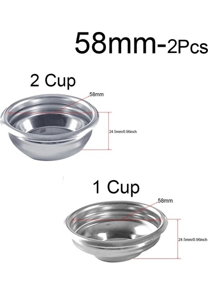 58MM 2cup 1cup Stili Kahve Sabotaj Iğnesi Düzleştirici Alet Tipi Kahve Tozu Dağıtıcı Alüminyum Saplı Iğne (Yurt Dışından)