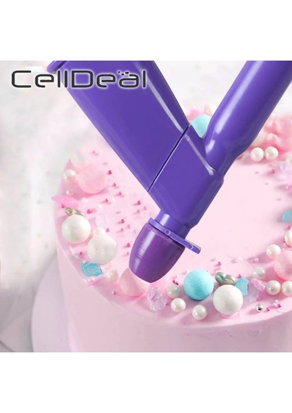 Mor A Set Stili Dıy Plastik Inci Aplikatör Fondan Kek Dekorasyon Aracı Inci Top Aplikatör Sugarcraft Kek Araçları Kek Dekorasyonu Için (Yurt Dışından) modelleri