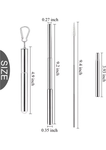 Altın Tarzı Icafilas Paslanmaz Çelik Metal Yaylı Klipsler Paslanmaz Çelik Taşınabilir Pipetler Geri Çekilebilir Pipetler (Yurt Dışından) fırsatları