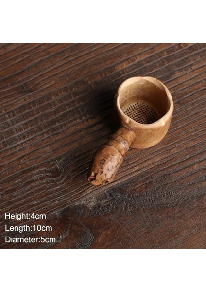 A7 Stili Japonya Teaism Dekoratif Çay Süzgeçleri Bambu Rattan Kabak Şekilli Çay Yaprakları Huni Çay Süzgeçleri Bambu Rattan Aksesuarları (Yurt Dışından)