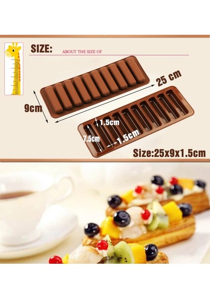 Parmak Kalıp Stili Silikon Bakeware Kalıp Çikolata Moldoles Uzun Parmak Kek Kalıpları Başparmak Kurabiye Kalıpları Pişirme Kalıpları Dıy (Yurt Dışından) fırsatları