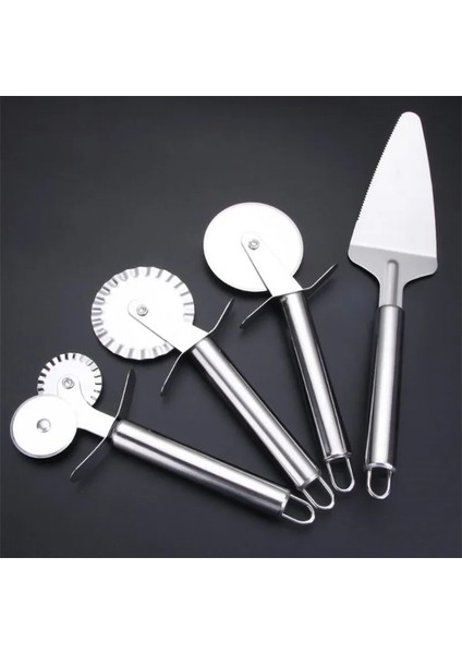 1 Adet Çift Stil 4 Desenler Paslanmaz Çelik Pizza Kesici Çift Silindirli Pizza Bıçağı Kesici Pasta Makarna Hamur Crimper Mutfak Pizza Araçları (Yurt Dışından) modelleri