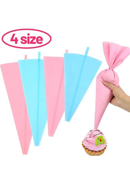 F08-1 Adet Tarzı 4 Boyutları Silikon Kremalı Pasta Torbası Buzlanma G Pasta Memesi Çanta Ev Mutfak Aletleri Doğum Günü Partisi Kek Dekoru Pişirme Araçları (Yurt Dışından) fiyatları