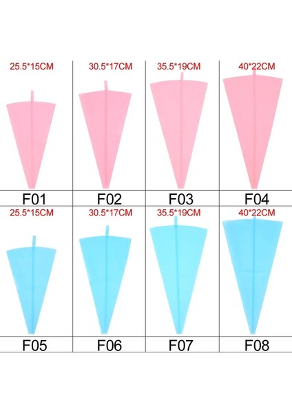 F08-1 Adet Tarzı 4 Boyutları Silikon Kremalı Pasta Torbası Buzlanma G Pasta Memesi Çanta Ev Mutfak Aletleri Doğum Günü Partisi Kek Dekoru Pişirme Araçları (Yurt Dışından) indirimleri