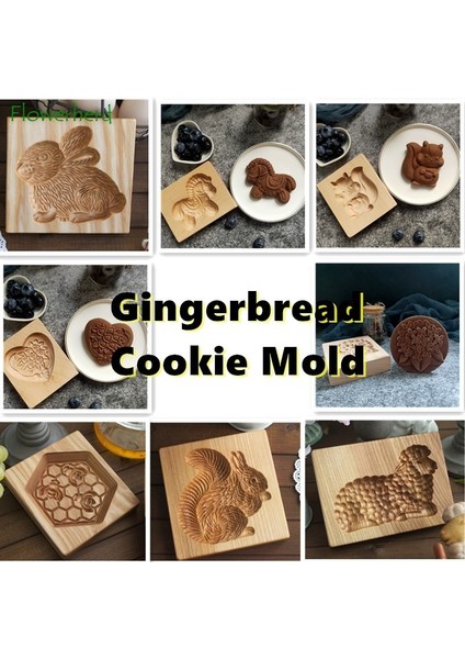 No.26 Tarzı Kurabiye Kalıbı Kesici Ahşap Zencefilli Kurabiye Kalıbı Kurabiye Kesici Kalıp Basın 3D Kek Kabartma Pişirme Kalıp Araçları Bisküvi Provance Çerez (Yurt Dışından) fırsatları