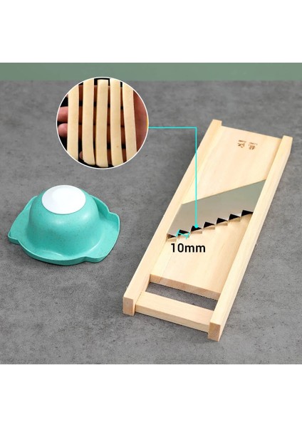 10 mm Koruyucu Stili Patates Kızartması Kesici Kızartma Patates Bıçağı Sebze Araçları Paslanmaz Çelik Dilimleme Fry Meyve Gadget Dalgalı Kesme Salata Aletleri (Yurt Dışından)