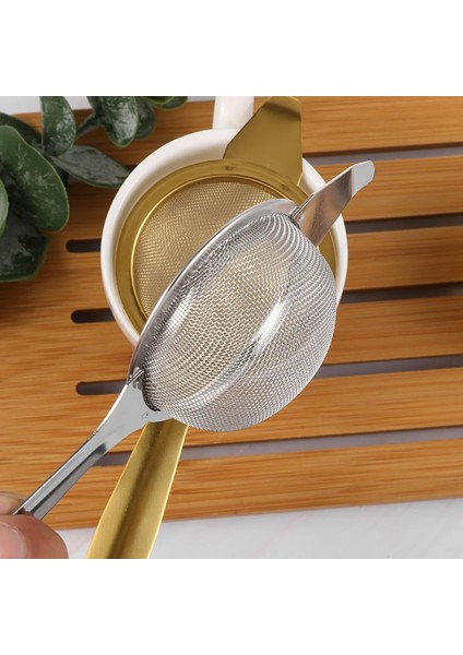 12CM Tarzı Yeni 1 Takım Yeniden Kullanılabilir Güzel Çay Süzgeç Filtreler Kongfu Paslanmaz Çelik Hasır Kevgir Yeniden Kullanılabilir Demlik Saplı Demlik (Yurt Dışından)