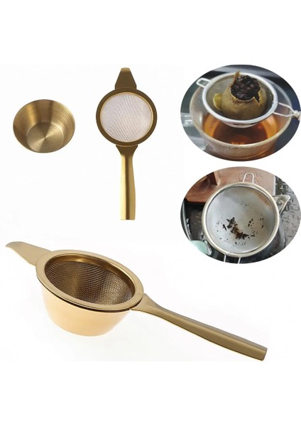 12CM Tarzı Yeni 1 Takım Yeniden Kullanılabilir Güzel Çay Süzgeç Filtreler Kongfu Paslanmaz Çelik Hasır Kevgir Yeniden Kullanılabilir Demlik Saplı Demlik (Yurt Dışından)