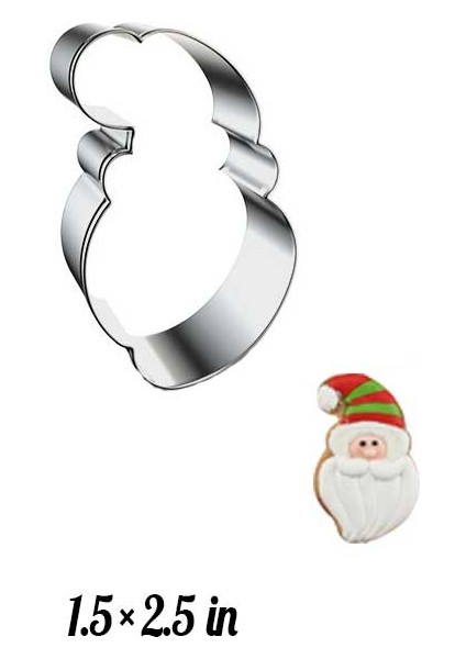 Noel-2 Tarzı Noel Çerez Kesiciler Kesici Zencefilli Kurabiye Adam Fondan Pasta Kalıpları Kek Dekorasyon Araçları Mutfak Kalıp Pişirme Aksesuarları (Yurt Dışından)