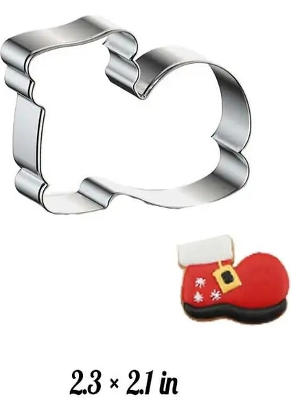 Noel-2 Tarzı Noel Çerez Kesiciler Kesici Zencefilli Kurabiye Adam Fondan Pasta Kalıpları Kek Dekorasyon Araçları Mutfak Kalıp Pişirme Aksesuarları (Yurt Dışından) modelleri