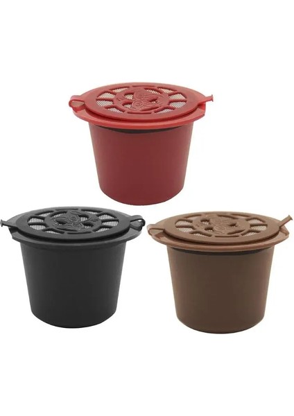 1 Adet Kırmızı Stil Ack Nespresso Kahve Kapsülü Için Yeniden Doldurulabilir Witlastic Kaşık Filtre Bölmesi Orijinal Hat Aee Filtreleri Için (Yurt Dışından) modelleri