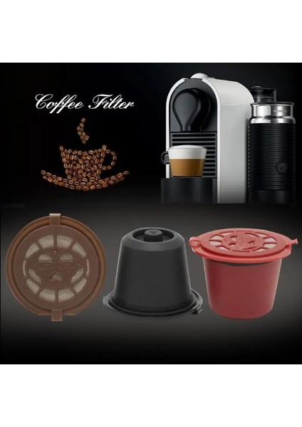 1 Adet Kırmızı Stil Ack Nespresso Kahve Kapsülü Için Yeniden Doldurulabilir Witlastic Kaşık Filtre Bölmesi Orijinal Hat Aee Filtreleri Için (Yurt Dışından) fırsatları