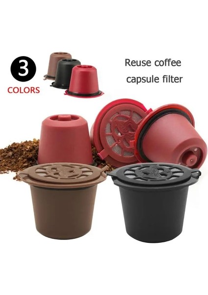 1 Adet Kırmızı Stil Ack Nespresso Kahve Kapsülü Için Yeniden Doldurulabilir Witlastic Kaşık Filtre Bölmesi Orijinal Hat Aee Filtreleri Için (Yurt Dışından) indirimleri