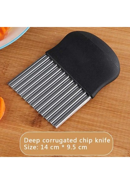 Patates Dilimleyici Tarzı Wonderlife Patates Dilimleyici Patates Kızartma Makinesi Sebze ve Meyve Kesici Soyma Makinesi Paslanmaz Çelik Mutfak Eşyaları (Yurt Dışından)