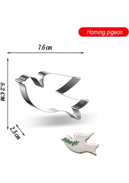 A-9 Stili Paskalya Modelleme Araçları Metal Paslanmaz Çelik Bisküvi Kurabiye Kalıbı Mutfak Gereçleri Pişirme Için Çerez Kesici Mutfak Ａccessories (Yurt Dışından)