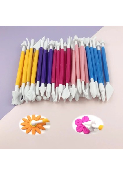 Pembe Tarzı Fondan Oyma Aletleri Ekipman Pişirme Aksesuarları Pasta ve Fırın Süslemeler Için Sakız El Işi Dalgıçları Şekerleme Pastası (Yurt Dışından) fiyatları