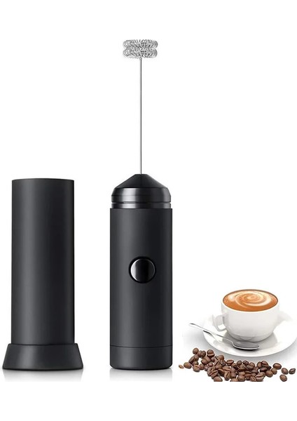 Siyah Stil Otomatik Elektrikli Süt Köpürtücü Yumurta Köpüğü Kahve Makinesi Yumurta Süt Için Cappuccino Çırpma Araçları Taşınabilir Ev Mutfak Kahve Çikolata (Yurt Dışından)