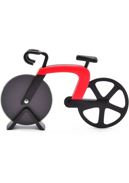 B05 Stili Bisiklet Pizza Kesici Tekerlek Paslanmaz Çelik Bisiklet Rulo Pizza Chopper Dilimleme Mutfak Gadget Bıçakları Waffle Çerezler Için Tekerlek Kullanımı (Yurt Dışından)