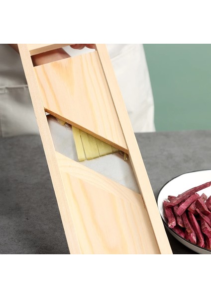7 mm Koruyucu Stili Kızartma Patates Bıçağı Patates Kızartması Kesici Sebze Araçları Paslanmaz Çelik Dilimleme Fry Meyve Gadget Dalgalı Kesme Salata Aletleri (Yurt Dışından)