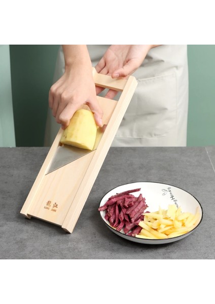 7 mm Koruyucu Stili Kızartma Patates Bıçağı Patates Kızartması Kesici Sebze Araçları Paslanmaz Çelik Dilimleme Fry Meyve Gadget Dalgalı Kesme Salata Aletleri (Yurt Dışından)