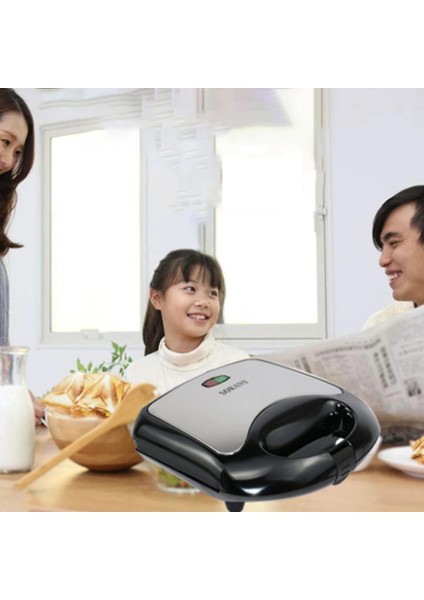 Kahvaltı Elektrikli Yumurta Sandviç Makinesi 750W 220V Elektrikli Sandviç Makinesi Mini Izgara Tost Makinesi Mutfak Kahvaltı Ekmek Makinesi (Yurt Dışından)