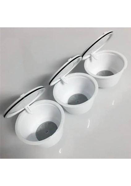 3 Adet Beyaz Stil Yeni Yeniden Kullanılabilir Dolce Gusto Kahve Kapsülü, Plastik Doldurulabilir Uyumlu Dolce Gusto Kahve Filtre Sepetleri Kapsül (Yurt Dışından)