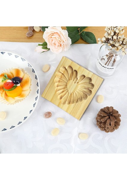 4 Adet Tarzı Dıy Ahşap Çerez Kesici Kalıp Basın 3D Kek Kabartma Pişirme Kalıp Araçları Gül Çiçek Zencefilli Kurabiye Bisküvi Çerez Damga Fırın Yeni (Yurt Dışından) fırsatları